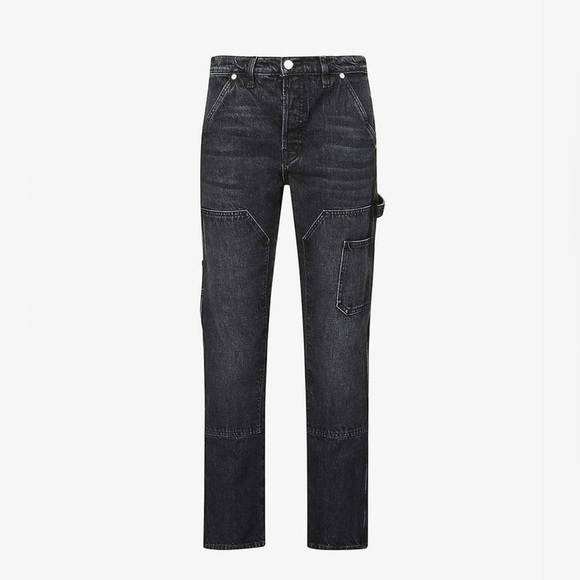 New! Frame Le Souch Faded High-Rise Straight-Leg Jeans 🖤 size 25 NWT - Picture 5 of 13